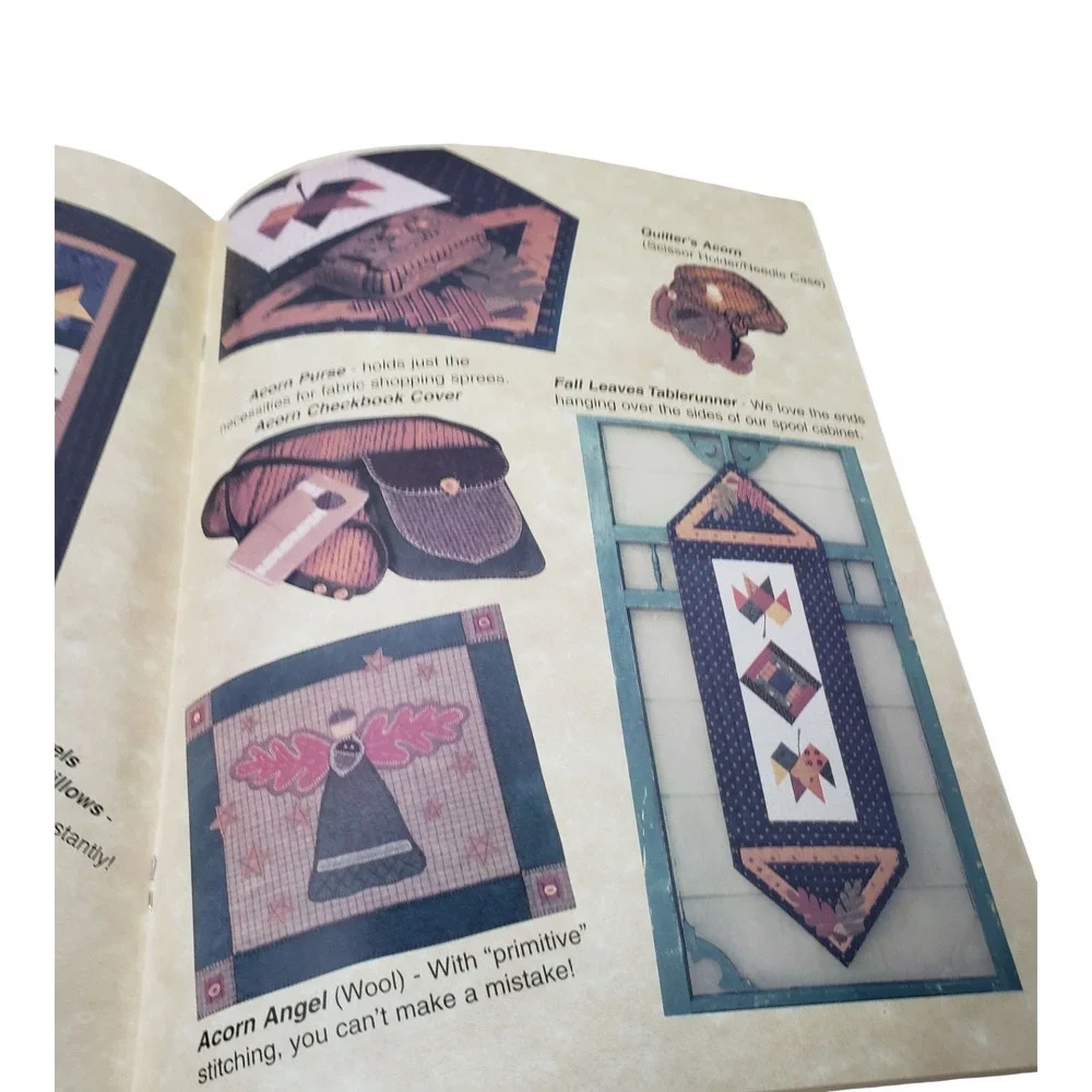 Kansas Troubles Quilters Backyard Treasures Acorns & More Autumn Pattern Book
